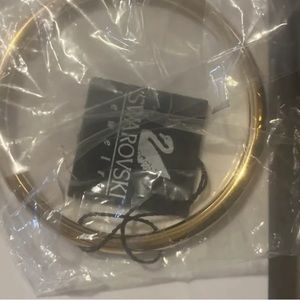 Swarovski vintage rounded gold studded bangle